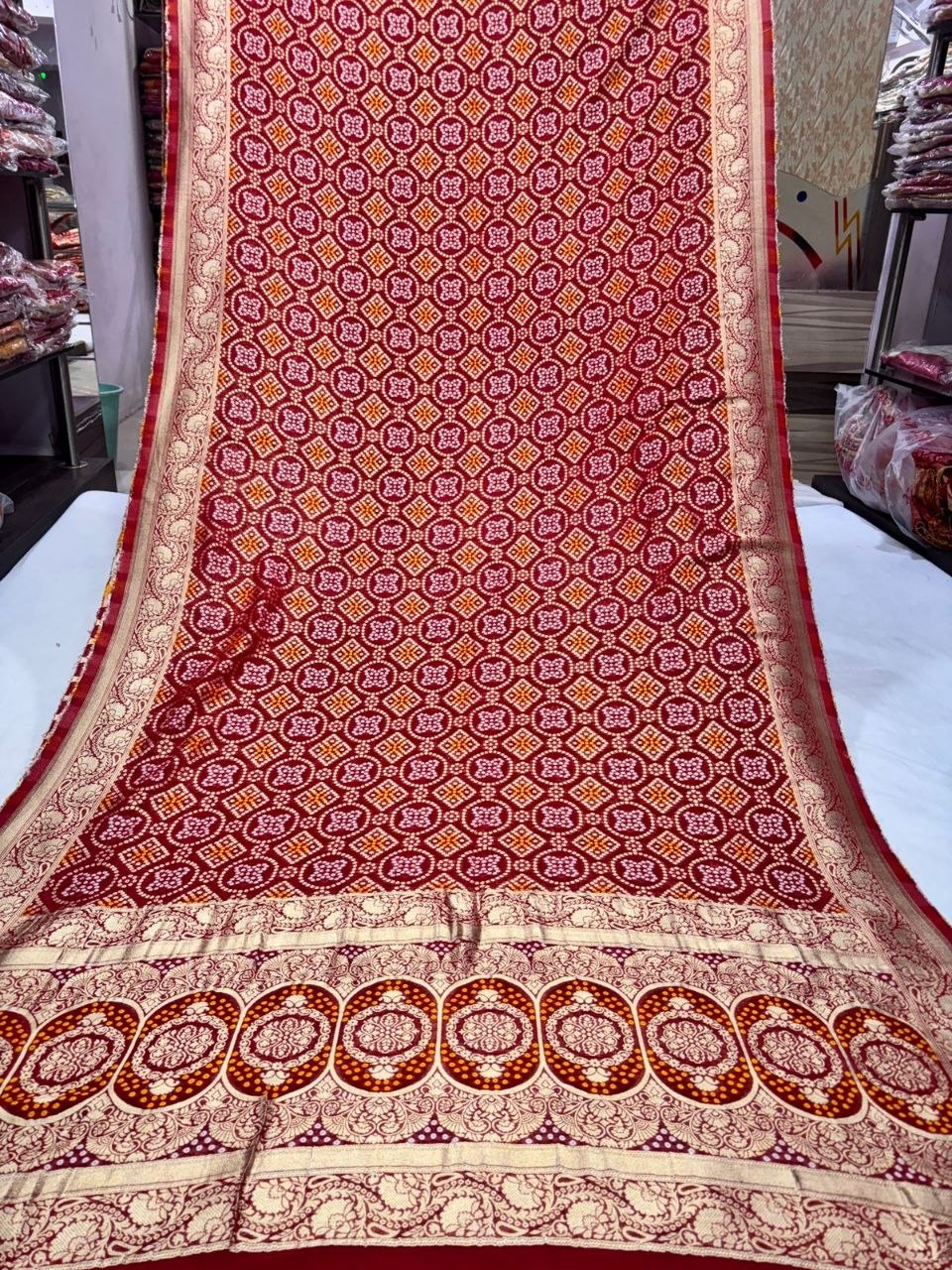Premium Red Designer Banarasi Silk Saree with Rich Zari Work