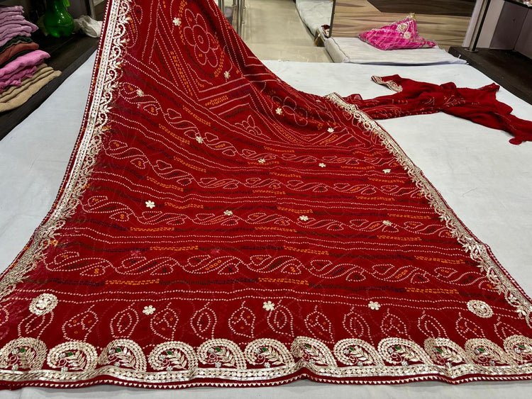 Gotta Patti Chunri Sarees