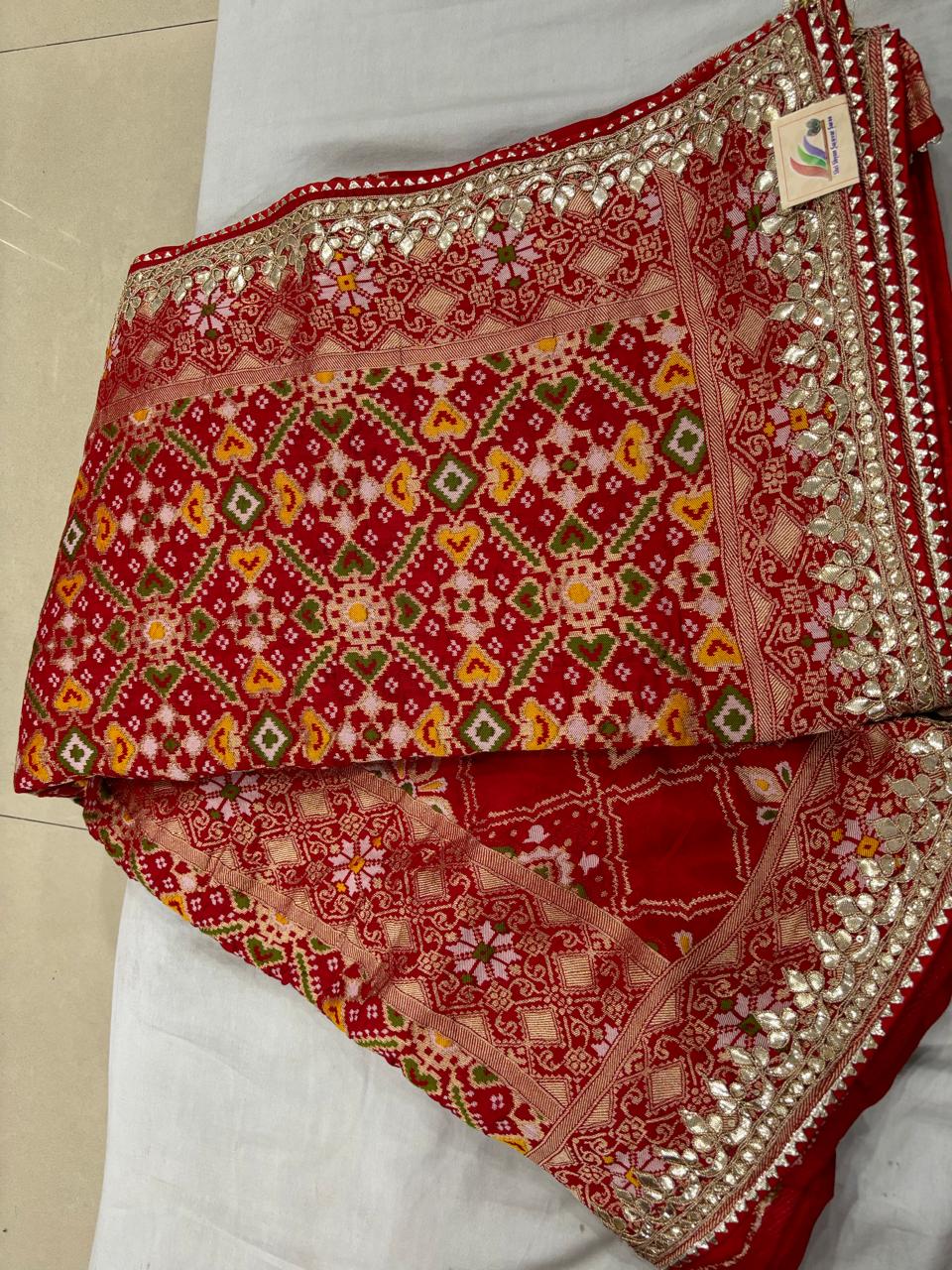 Tassel finishing on pallu