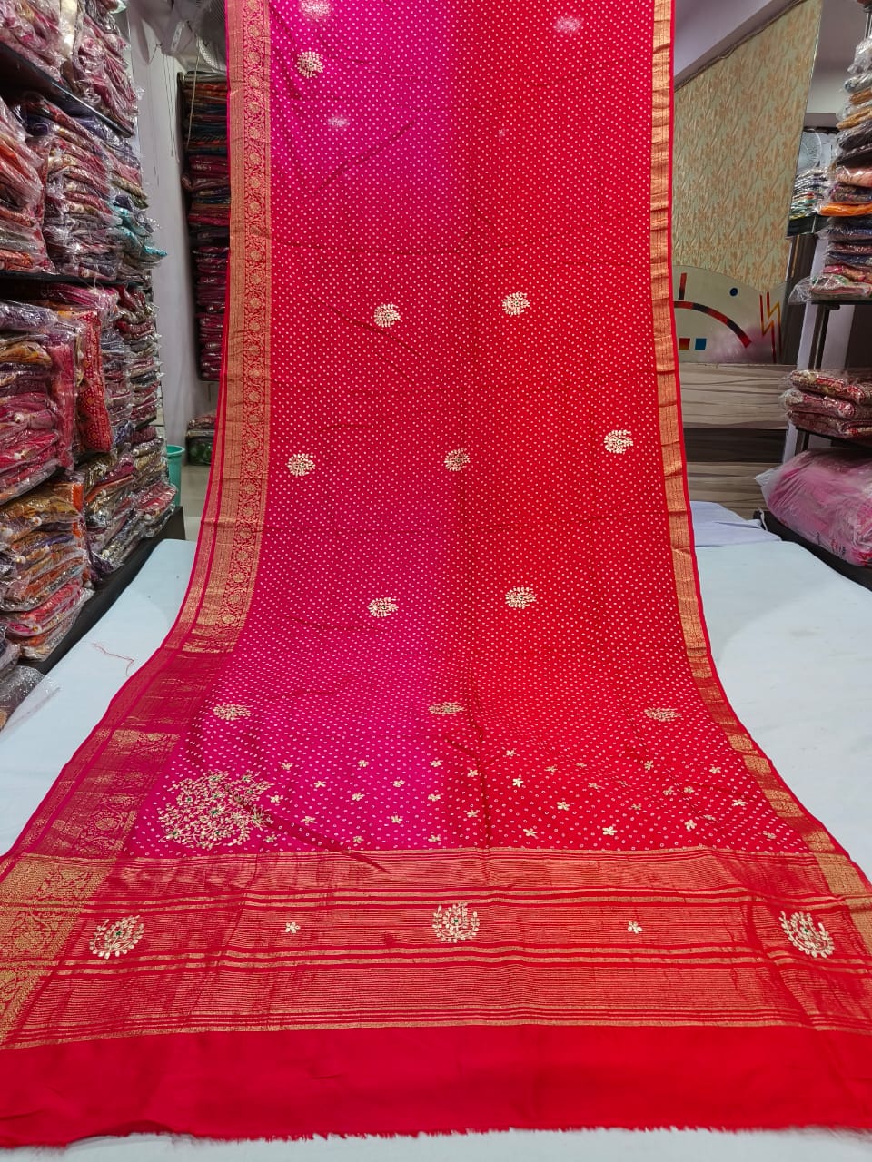 Rani Pink Saree